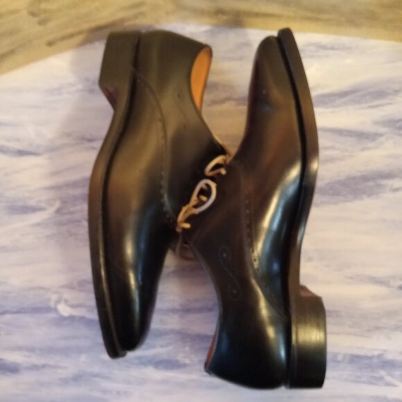 Scotch Grain Hirokawa Valentine Black Wingtips Men size 6.5 - Picture 7 of 10